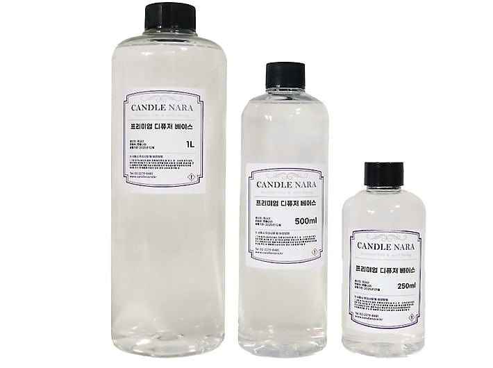 프리미엄 디퓨저 베이스 1L · 500mL · 250mL 벌크 용기